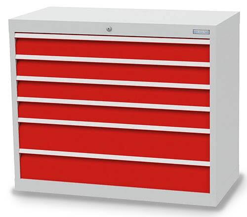 Bedrunka+Hirth Schubladenschrank T500 6 Schubladen B/T/H 980x500x819 mm