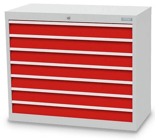 Bedrunka+Hirth Schubladenschrank T500 7 Schubladen B/T/H 980x500x819 mm
