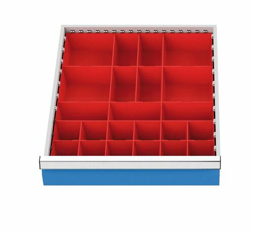 Schubladeneinsatz Kleinteilek�sten 450x525 mm BLH 100 mm