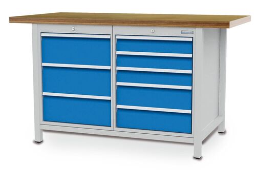 Werkbank | Kastenwerkbank 8 x Schublade B/T/H 1500x750x959 mm