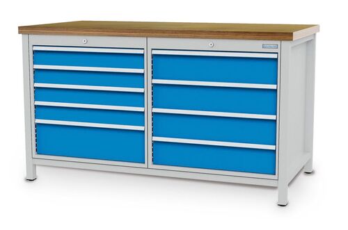 Werkbank | Kastenwerkbank 9 x Schublade B/T/H 1500x750x959 mm