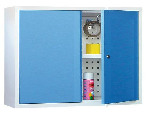 Wandh�ngeschrank mit Vollblecht�ren B/T/H 800x300x600 mm
