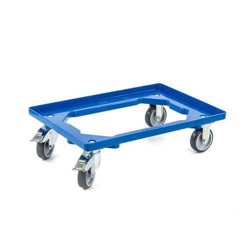 Transportroller EuroRoll f�r Eurobeh�lter, blau