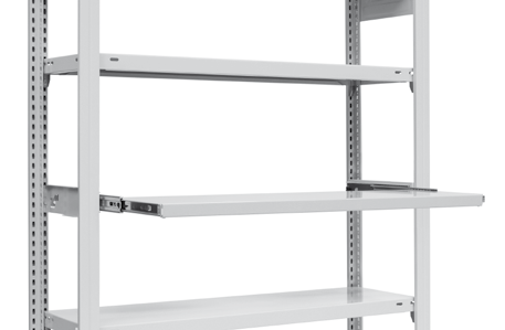 Auszugboden f�r Aktenregal, lichtgrau