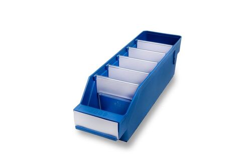 Lagerk�sten | Regalbox T/B/H 300x90x95 mm, blau, 40 St�ck