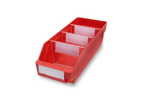 Lagerk�sten | Regalbox T/B/H 300x120x95 mm, rot, 30 St�ck