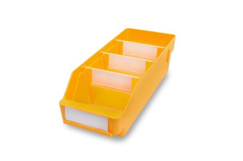 Lagerk�sten | Regalbox T/B/H 300x120x95 mm, gelb, 30 St�ck