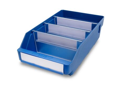 Lagerk�sten | Regalbox T/B/H 300x180x95 mm, blau, 20 St�ck
