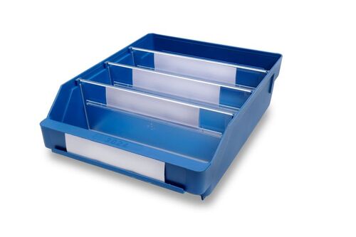 Lagerk�sten | Regalbox T/B/H 300x240x95 mm, blau, 15 St�ck