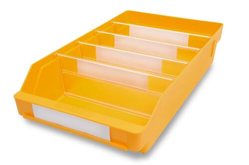 Lagerk�sten | Regalbox T/B/H 400x240x95 mm, gelb, 15 St�ck