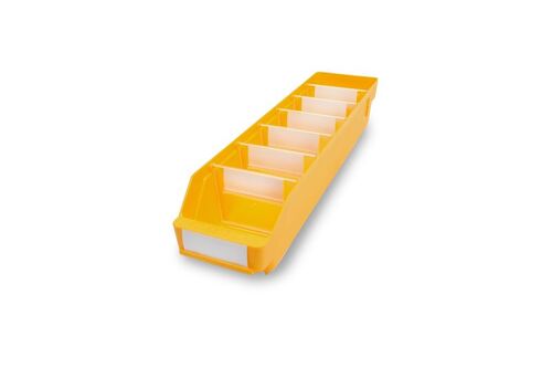 Lagerk�sten | Regalbox T/B/H 500x120x95 mm, gelb, 30 St�ck