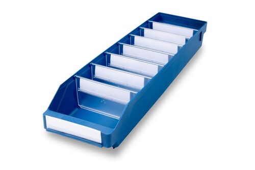 Lagerk�sten | Regalbox T/B/H 600x180x95 mm, blau, 20 St�ck