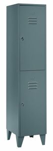 Garderobenschrank 1 Abteil, 2 F�cher, Abteilbreite 400 mm 
