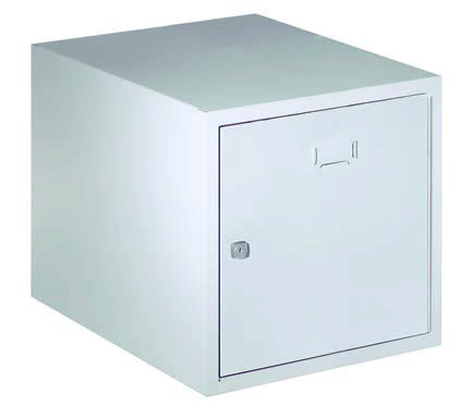 Schlie�fachschrank, Spind als W�rfel, Abteilbreite 400 mm