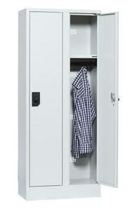 Schul- & Kindergartenspind, 2 Abteile, Abteilbreite 400 mm