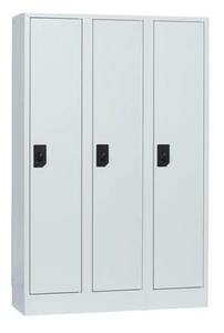Schul- & Kindergartenspind, 3 Abteile, Abteilbreite 400 mm