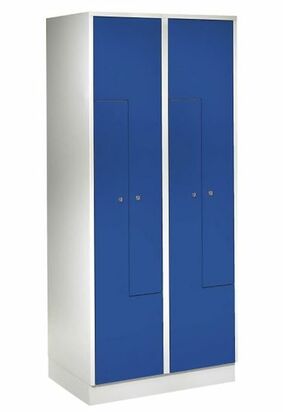 Z-Garderobenschrank, 4 Abteile, Abteilbreite 200/400 mm 