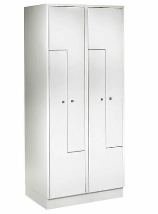 Z-Garderobenschrank, 4 Abteile, Abteilbreite 200/400 mm 