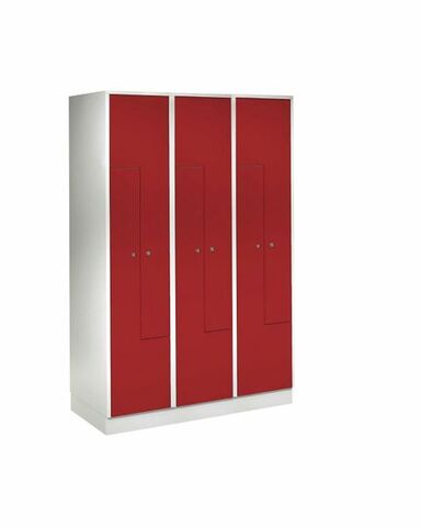 Z-Garderobenschrank 6 Abteile, Abteilbreite 200/400 mm 