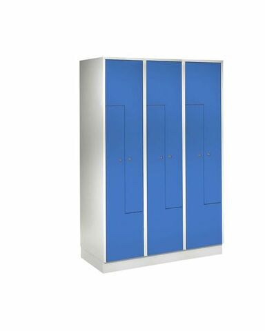 Z-Garderobenschrank 6 Abteile, Abteilbreite 200/400 mm 