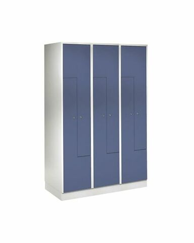 Z-Garderobenschrank 6 Abteile, Abteilbreite 200/400 mm 