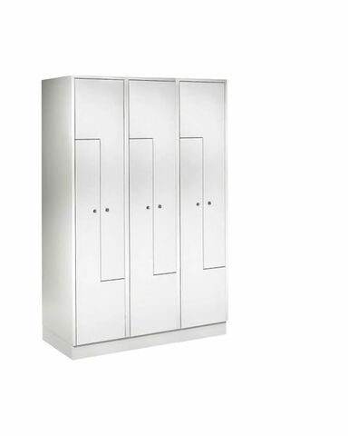 Z-Garderobenschrank 6 Abteile, Abteilbreite 200/400 mm 