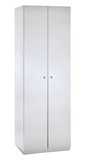 Garderobenschrank, 2 Abteile, B/H/T 600x1800x500 mm 