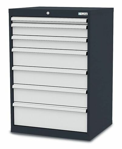 Simplaflex Schubladenschrank 7 Schubladen 700x575x1020 mm