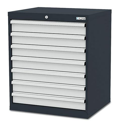 Simplaflex Schubladenschrank 7 Schubladen 700x575x820 mm