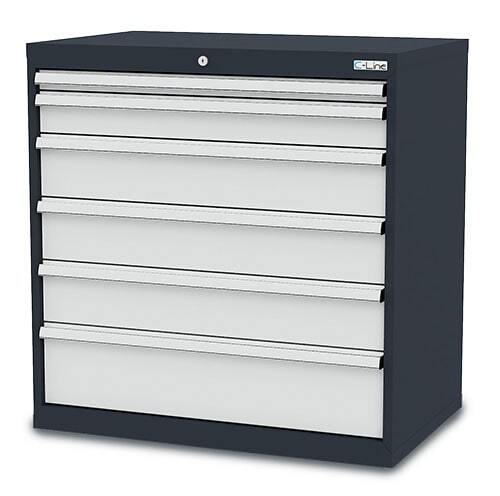 Simplaflex Schubladenschrank 6 Schubladen 900x575x920 mm