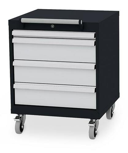 Simplaflex Mobiler Schubladenschrank 5 Schubladen 600x575x770 mm