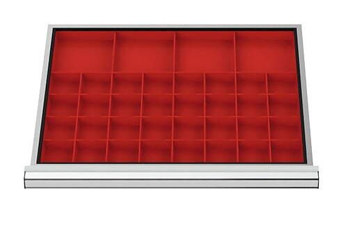 Schubladeneinsatz Kleinteilek�sten 600x450 mm BLH 100 mm