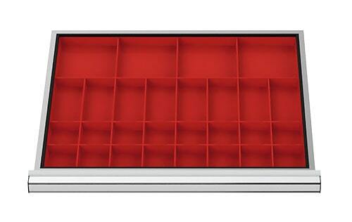 Schubladeneinsatz Kleinteilek�sten 600x450 mm BLH 50 mm