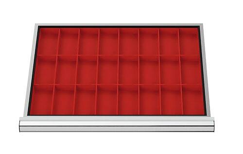 Schubladeneinsatz Kleinteilek�sten 600x450 mm BLH 100 mm