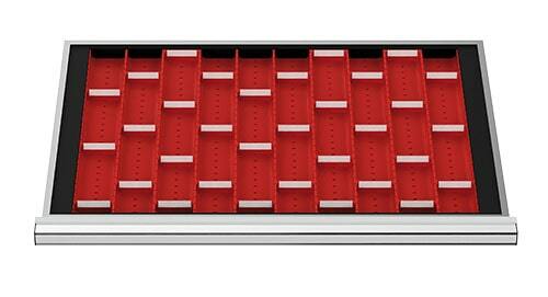 Schubladeneinsatz Muldenplatten 800x450 mm BLH 50 mm