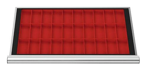 Schubladeneinsatz Kleinteilek�sten 800x450 mm BLH 100 mm