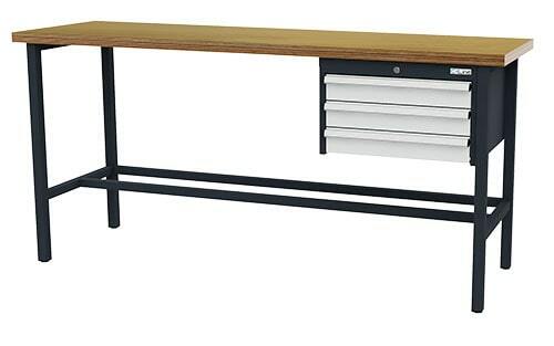 Arbeitstisch 3 x Schublade BxTxH 2000x600x960 mm