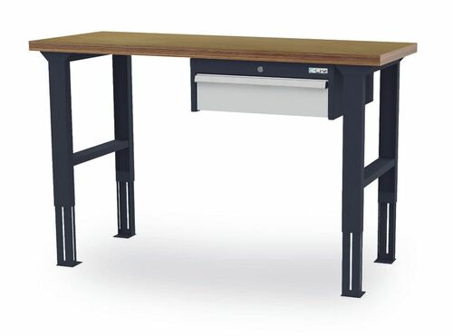 Arbeitstisch h�henverstellbar 1 x Schublade BxTxH 1500x600x760-1060 mm