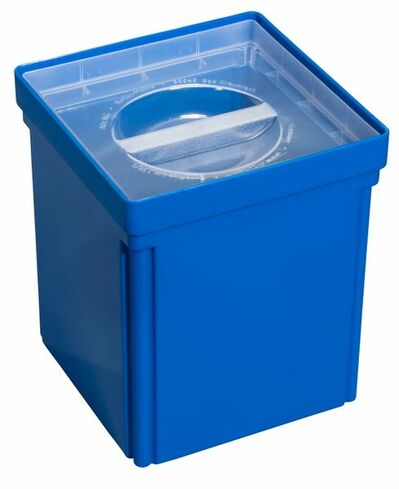 Einsatzbox EuroPlus Insert 130/3 blau, B/T/H 108x108x130 mm, 20 Stk.