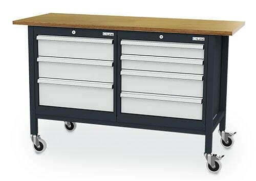 Mobile Werkbank 7 x Schublade 1500x600x960 mm
