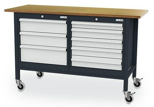 Mobile Werkbank 8 x Schublade 1500x600x960 mm