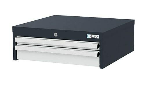 Schubladenblock f�r Werkbank 2 x Schublade BxTxH 600x575x230 mm