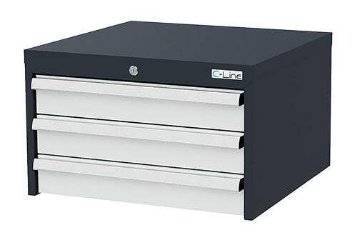 Schubladenblock f�r Werkbank 3 x Schublade BxTxH 600x575x380 mm