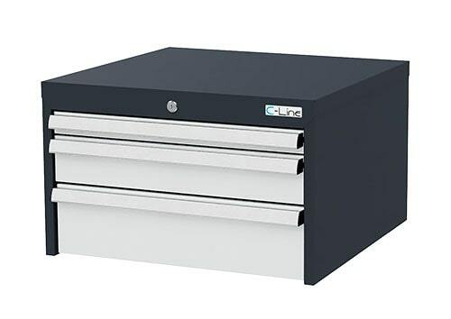 Schubladenblock f�r Werkbank 3 x Schublade BxTxH 600x575x380 mm