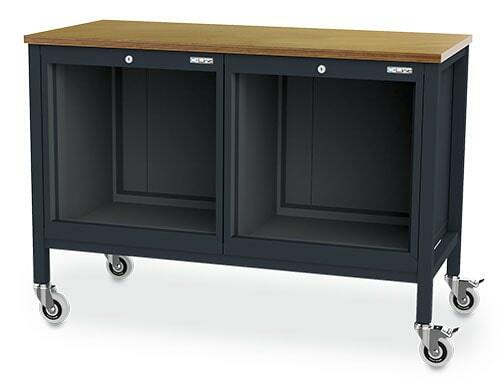 Mobile Werkbank 2 x Leergeh�use 1300x600x960 mm