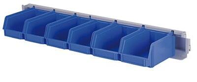 Schiene inkl. 6 Sichtlagerk�sten Gr. 3, Breite 1000 mm