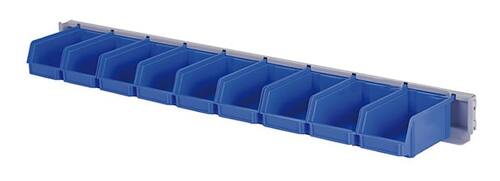 Schiene inkl. 9 Sichtlagerk�sten Gr. 3 Breite 1500 mm