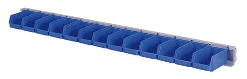 Schiene inkl.13 Sichtlagerk�sten Gr. 2 Breite 1500 mm