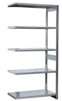 Fachbodenregal 5 Ebenen H/B/T 2000x760x335-835 mm