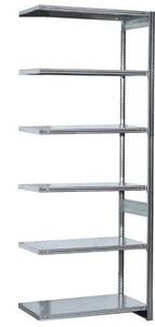 Fachbodenregal 6 Ebenen H/B/T 2500x760x335-835 mm